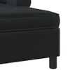 vidaXL șezlong de relaxare cu pernă Negru 91 x 157 x 91 cm Catifea