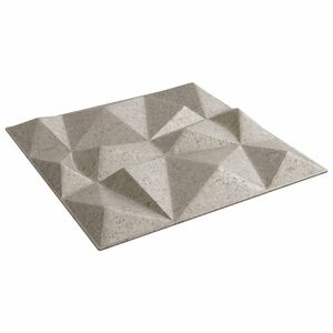 vidaXL Panouri de perete 12 buc. 50 x 50 cm Beton Diamond Spumă XPS