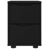 vidaXL Mese de noptieră 2 pcs Negru 30,5 x 30 x 43 cm Lemn compozit