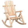 vidaXL Scaun balansoar de grădină, 69x96x101 cm, lemn masiv de molid