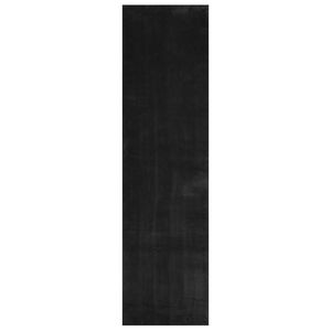 vidaXL Covor moale cu pile medie și spălabil HUARTE Negru 300 x 80 cm