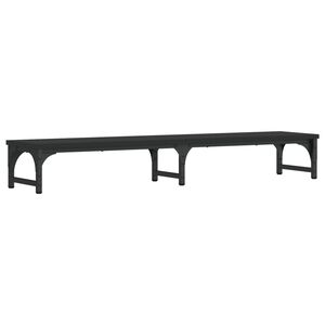vidaXL Suport pentru monitor, negru, 105x23x15,5 cm, lemn compozit