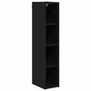 vidaXL Dulap suspendat Stejar Negru 20 x 29,5 x 100 cm Lemn compozit