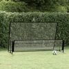vidaXL Poartă de fotbal de ricoșeu 2-în-1, 202x104x120 cm, oțel