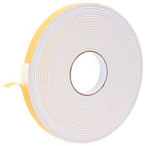 vidaXL Bandă din spumă autoadezivă Alb 20mm x 10m Spumă CR