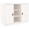 vidaXL Dulap, alb, 100x40x75 cm, lemn masiv de pin
