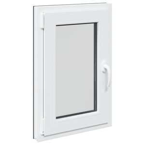 vidaXL Fereastră pentru subsol RISOR 50 x 75 cm PVC și Sticlă Antracit
