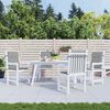 vidaXL Perne scaun cu spătar mic de grădină 4 buc., gri, textil oxford