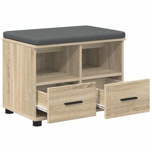 vidaXL Bancă pentru hol Stejar Sonoma 60 x 38 x 46 cm