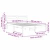 vidaXL Cadru de pat cu headboard Maro 120 x 200 cm Lemn de pin masiv
