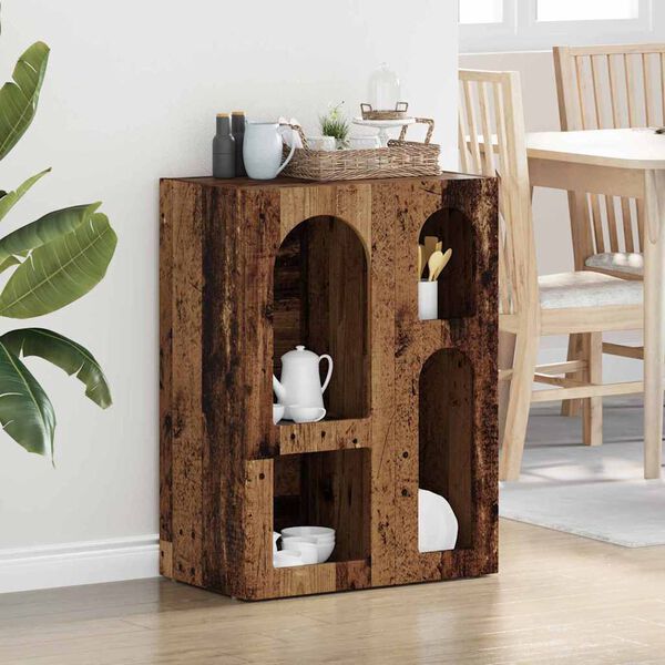 vidaXL Bufet Lemn vechi 59 x 35 x 80.5 cm Lemn compozit