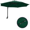 vidaXL Parasol de Grădină Verde 248 x 248 x 148 cm Poliester și oțel
