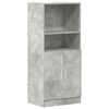 vidaXL Dulap de bucătărie, gri beton 57x41,5x131,5 cm lemn prelucrat