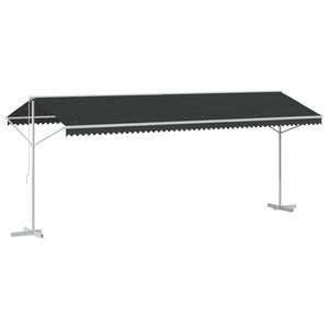 vidaXL Marchiză liberă 6 x 3 m Poliester Antracit