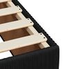 vidaXL Pat box spring cu saltea, negru, 120x200 cm, catifea