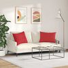 vidaXL Perne pentru canapea 2 pcs Roșu 70 x 50 cm țesătură