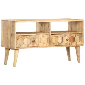 vidaXL Comodă TV, 90 x 30 x 50 cm, lemn masiv de mango