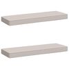 vidaXL Perne pentru bancă 2 bucăți VUGHT 2 pcs 100% Polyester Alb