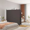 vidaXL Paravan de cameră cu 2 panouri, maro, 348x180 cm, textil