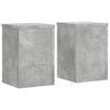 vidaXL Suport de plante, 2 buc., gri beton, 20x20x30 cm lemn prelucrat