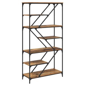 vidaXL Raft pentru cărți 9 niveluri 91 x 36 x 176 cm Lemn prelucrat