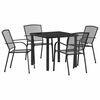 vidaXL Set de masă pentru grădină 5 pcs Antracit