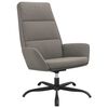 vidaXL Scaun de relaxare, gri deschis, catifea