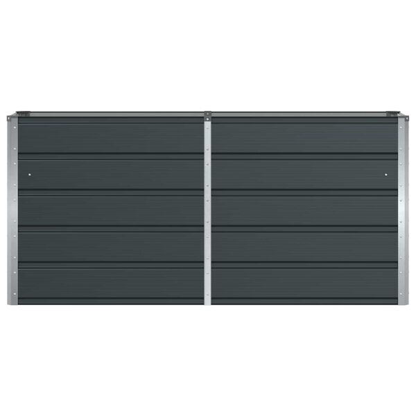 vidaXL Jardinieră Antracit 160 x 40 x 75 cm Oțel