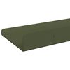 vidaXL Raft suspendat 3 pcs Verde măsliniu 40 x 9 x 2,5 cm Oțel