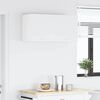 vidaXL Dulap suspendat cu ușă 2 pcs Alb 40 x 31 x 40 cm Lemn compozit