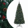 vidaXL Brad de Crăciun artificial cu balamale și globuri 400 cm