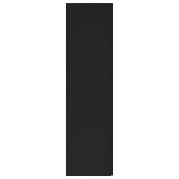 vidaXL Dulap TV, negru, 30,5x30x110 cm, lemn prelucrat