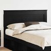 vidaXL Tăblie cap cu headboard Stejar Negru 140 cm Lemn compozit