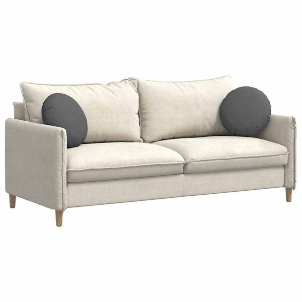 vidaXL Perne de Șezut 2 pcs Gri închis Ø40 x 13 cm țesătură