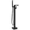 vidaXL Robinet de cadă independent, negru, 90 cm, oțel inoxidabil