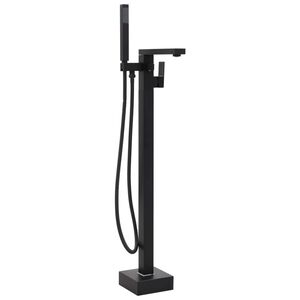 vidaXL Robinet de cadă independent, negru, 90 cm, oțel inoxidabil