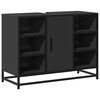 vidaXL Dulap chiuveta de baie, negru, 80x33x60 cm, lemn compozit