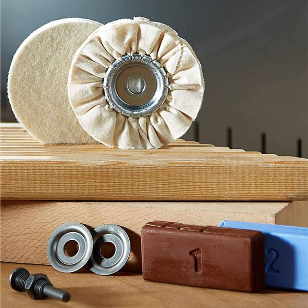 wolfcraft Set de lustruit Hobby 2178000