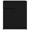 vidaXL Bufetă cu sertar Stejar negru 71x35x84 cm Lemn prelucrat