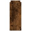 vidaXL Organizator birou, stejar fumuriu, 40x17x41 cm, lemn prelucrat