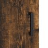 vidaXL Dulap, stejar fumuriu, 100x36x60 cm, lemn compozit