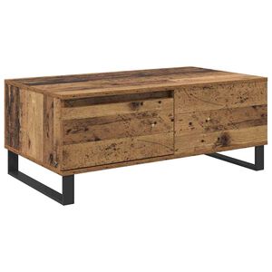 vidaXL Masă de cafea Lemn Vechi 90 x 50 x 36,5 cm Lemn prelucrat