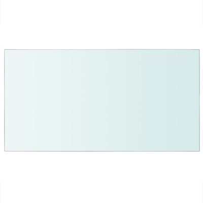 vidaXL Rafturi, 2 buc., 40 x 25 cm, panouri sticlă transparentă