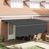 vidaXL Cortina Retractabilă Manual Antracit 450 &times; 300 cm