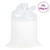 vidaXL Umplere cu sacul de fasole, EPS 50 L, alb, 10 kg/m&sup3;