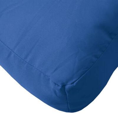 vidaXL Pernă de taburet din paleți, albastru, material textil
