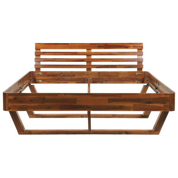 vidaXL Cadru de pat, 160x200 cm, lemn masiv de acacia