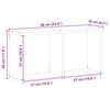 vidaXL Dulap de perete, alb, 60x16x30 cm, lemn prelucrat