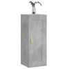 vidaXL Dulap de perete, gri beton, 34,5x34x90 cm, lemn prelucrat