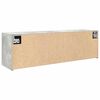 vidaXL Dulap perete baie, gri beton, 100x25x30 cm, lemn prelucrat